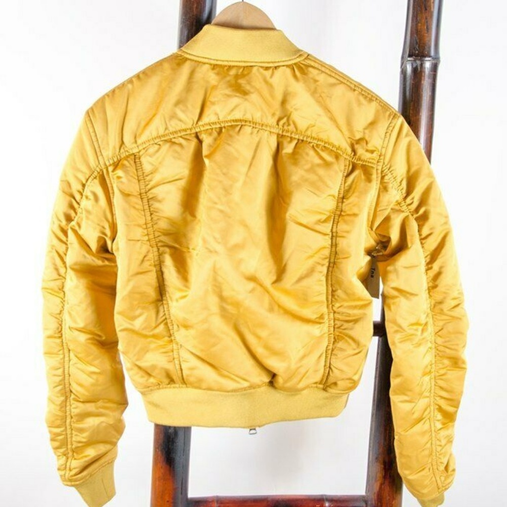 Golden by TNA Gold/Yellow 'Villalon' Bomber XS NWT - Picture 4 of 4